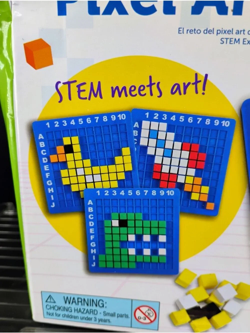 STEM Explorers Pixel Art Challenge Ages 5+ 402 Pieces LER 9463